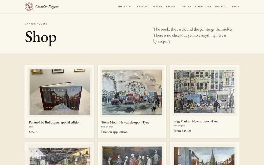Shop for the book and prints