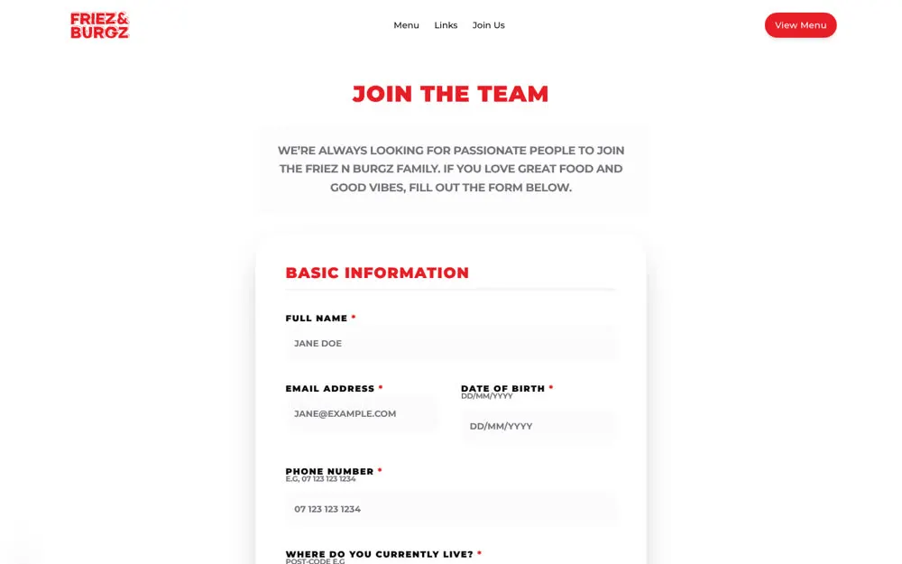 Join the team