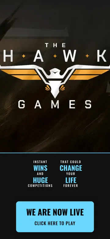 The Hawk Games on a phone