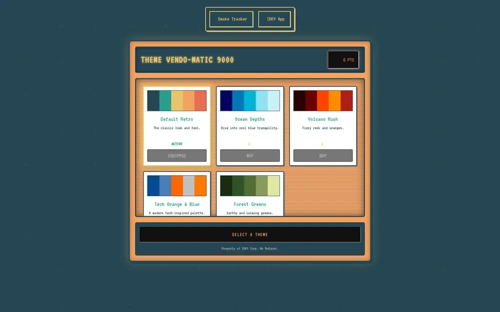 Theme vending-machine shop