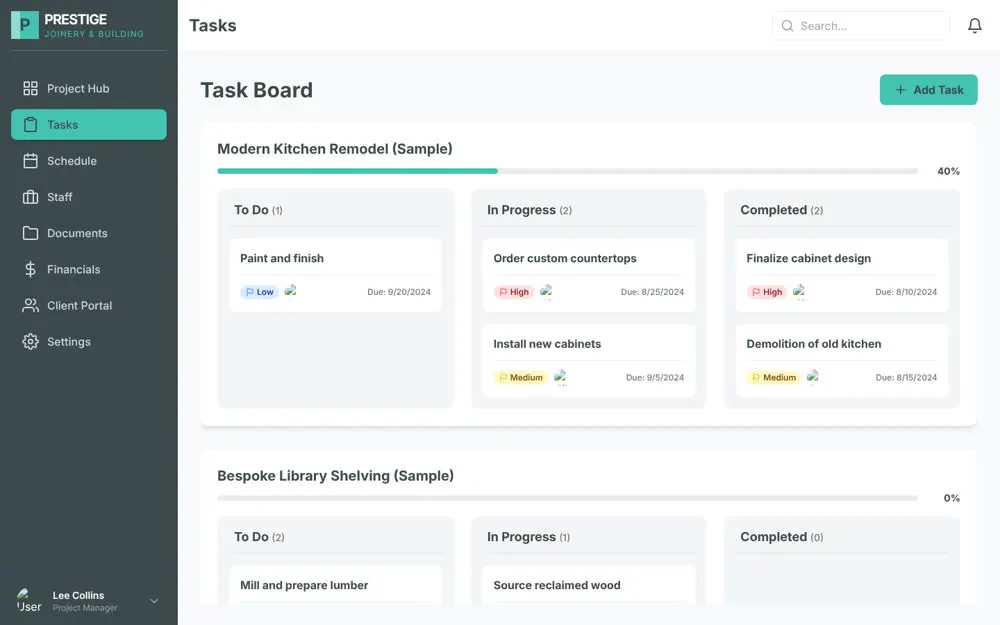 Tasks