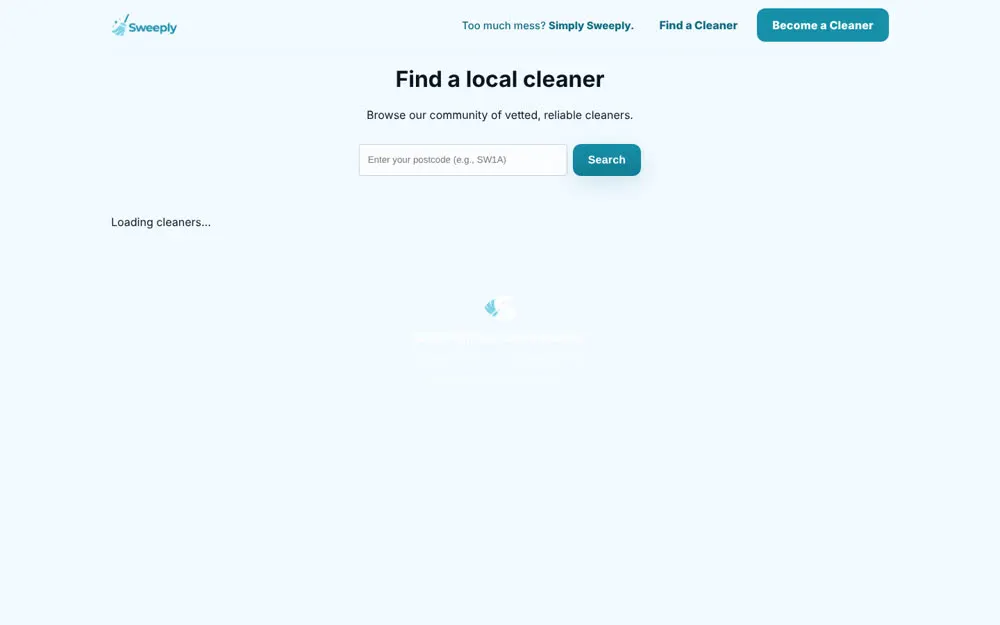 Find a cleaner