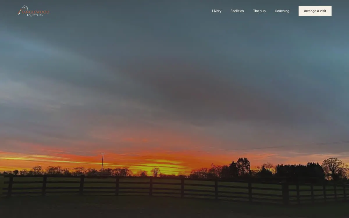 Tanglewood Equestrian on desktop