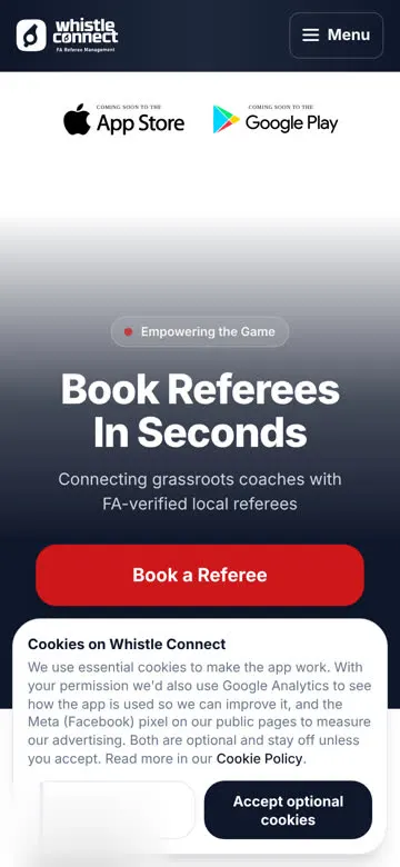 Whistle Connect on a phone